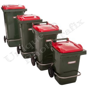 4 Red Bins